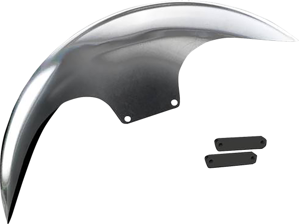 Cafe Front Fender For 21(r) Wheel Silver, 3, nordicamoto.ro