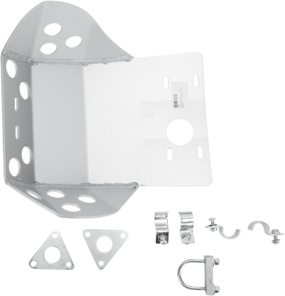 MOOSE RACING Aluminum Skid Plate Silver -0