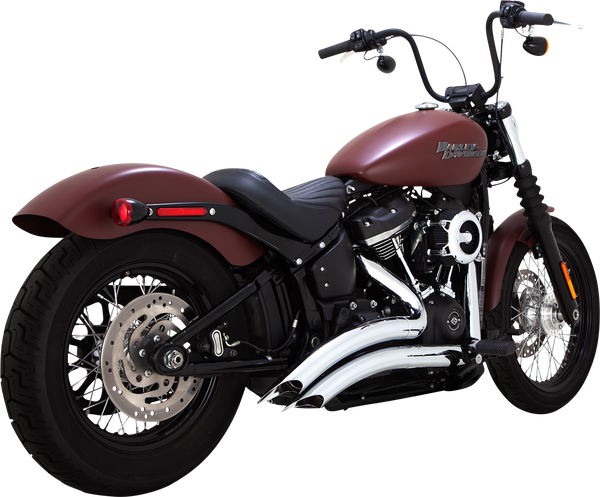 Big Radius Exhaust System Chrome, Mild Steel, 2, nordicamoto.ro