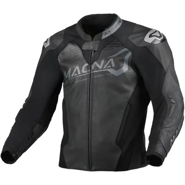 Geaca de piele sport MACNA BLITZ Negru 48, 50, nordicamoto.ro
