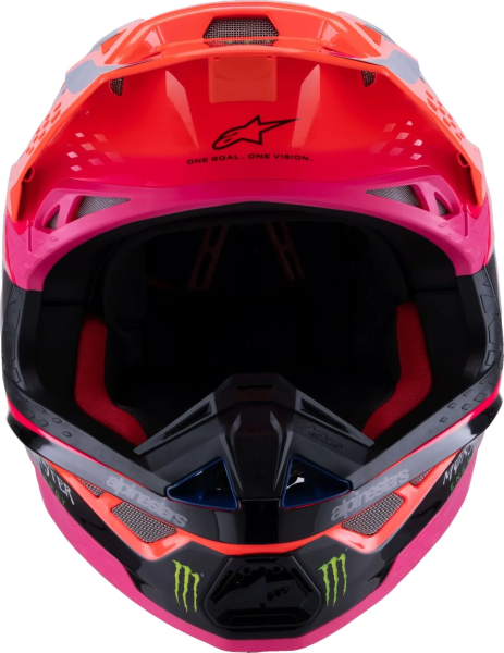 Casca Alpinestars S-M10 Deegan Orange/Pink/Purple-4
