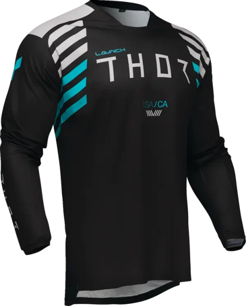Tricou Enduro Thor Launchmode Zone Black-3
