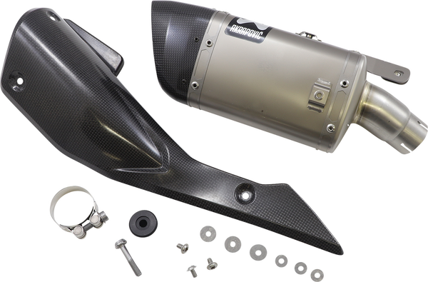 Slip-on Line Muffler Black, Silver -0