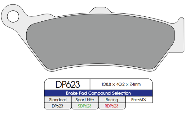 Rdp Race Pads-x-race Titanium Pads 