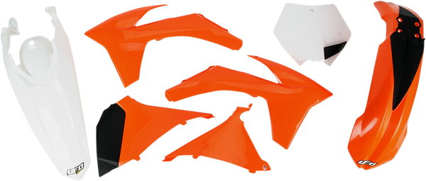 Full Body Replacement Plastic Kit Orange, White