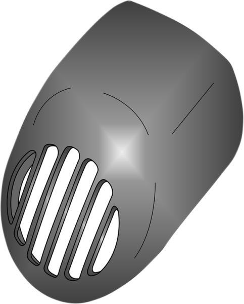 Headlight Bezel 5-3/4 Black Black, 5, nordicamoto.ro
