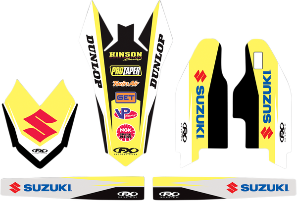 Trim Kit Graphics Black, White, Yellow, 1, nordicamoto.ro