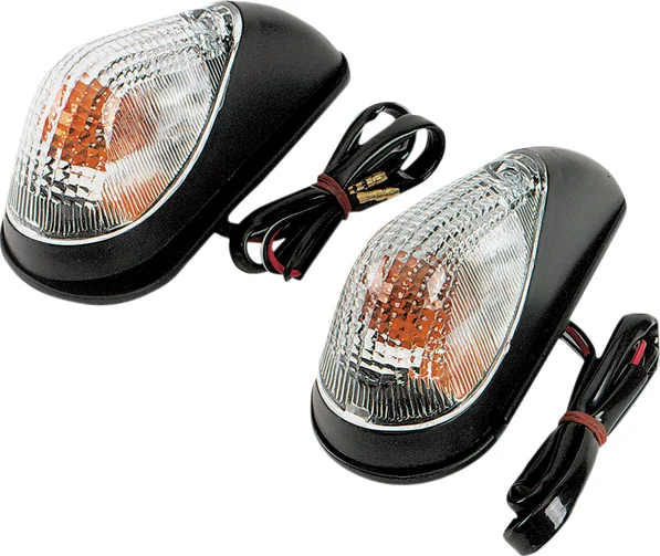 Mini Wing Marker Lights Black, 1, nordicamoto.ro