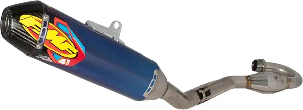 Factory 4.1 Rct Exhaust System Anodized Blue -0