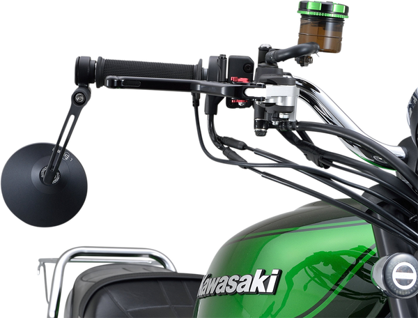 Aluminum Bar End Mirror Black, 4, nordicamoto.ro