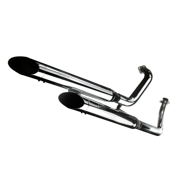 Silvertrail K02 Slip-on Muffler Chrome, 1, nordicamoto.ro