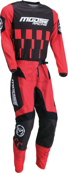Tricou Moose Racing Qualifier Black/Red-2