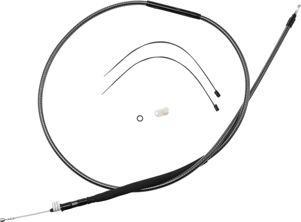 High-efficiency Polished Karbonfibr Clutch Cable Silver, 1, nordicamoto.ro