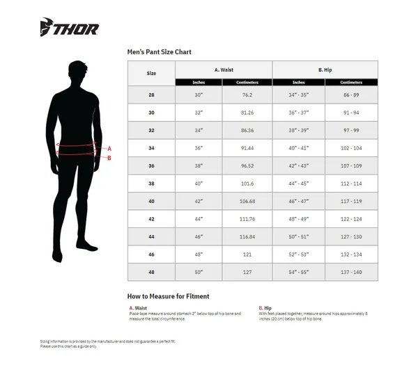 Pantaloni Thor Sector Minimal Red-1