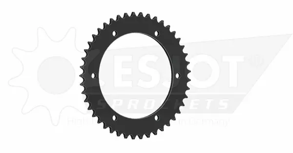 Pinion standard spate 525 negru, 1, nordicamoto.ro