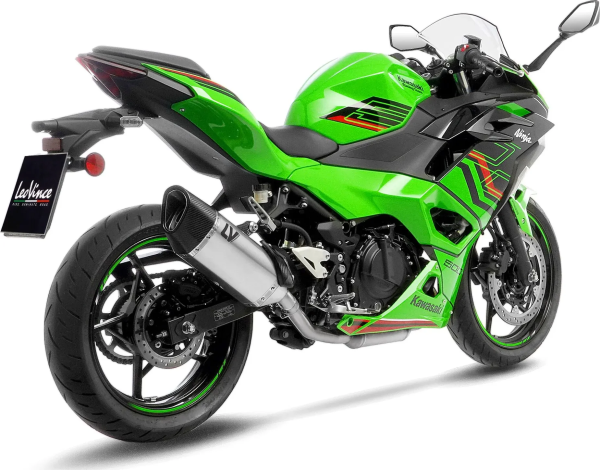 Tobă de eșapament LeoVince LV-14 R Slip-On pentru Kawasaki Z400 / Z500, 6, nordicamoto.ro