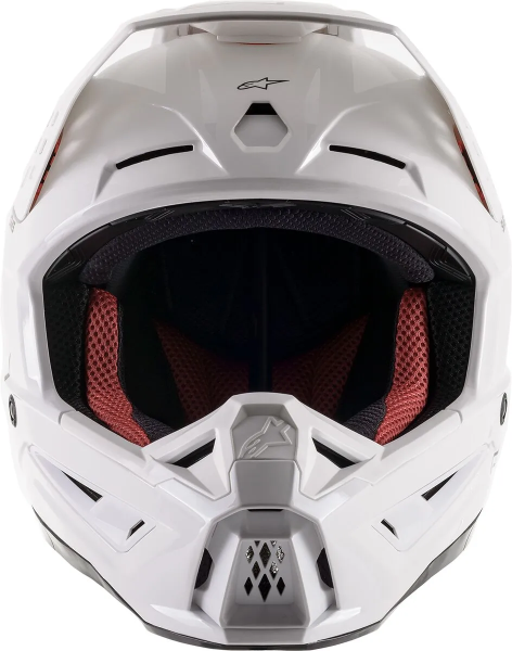 Casca Alpinestars Supertech M5 Solid White Glossy-0