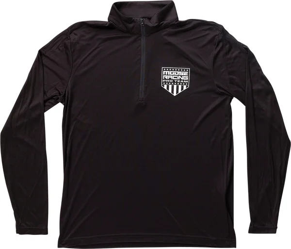 Pulover Moose Racing Pro Team Quarter Zip Black 2XL, 1, nordicamoto.ro