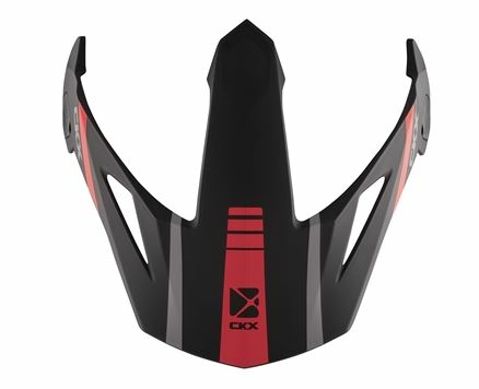 CKX Visor Quest straightline red, 1, nordicamoto.ro