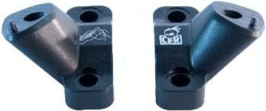 CFR Mountain strap adapter (Knucks riser) Ski-Doo Gen4, Black-0