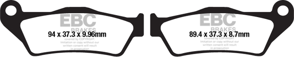 Vee Semi-sintered Brake Pads, 1, nordicamoto.ro