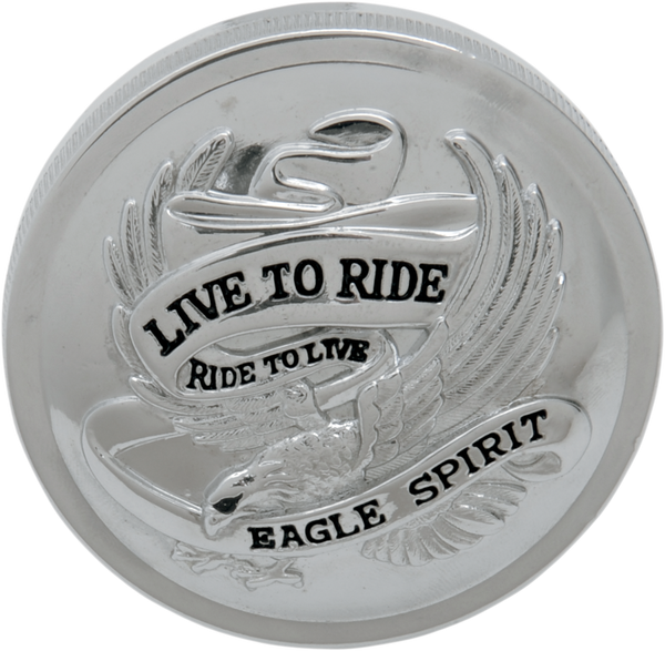 (r)live To Ride(r) Gas Cap Gold, 1, nordicamoto.ro