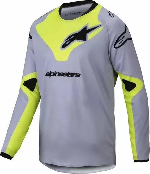Tricou Copii Alpinestars Racer Veil Gray/Yellow L, 1, nordicamoto.ro