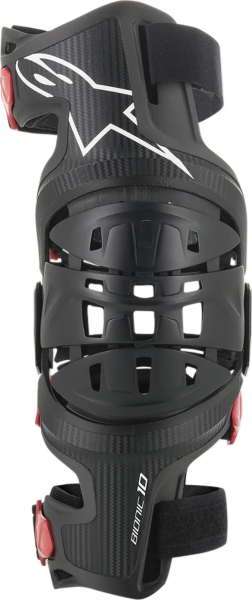 Orteza Alpinestar Bionic-10 Carbon Black Red Right-1