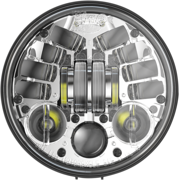 7(r) Led Adaptive 2 Headlight Chrome, 2, nordicamoto.ro