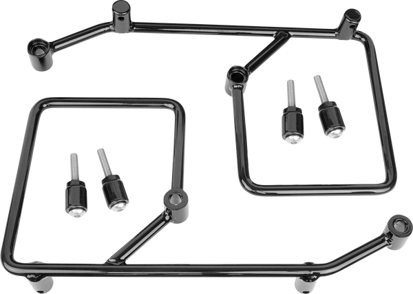 Voyager Saddlebag Mount Kit Black, 1, nordicamoto.ro