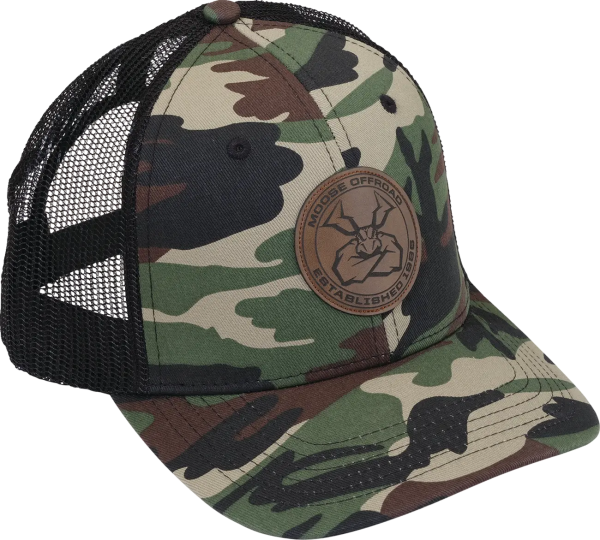 Moose Offroad Woodland Camo Hat Green, Brown, Black, 1, nordicamoto.ro
