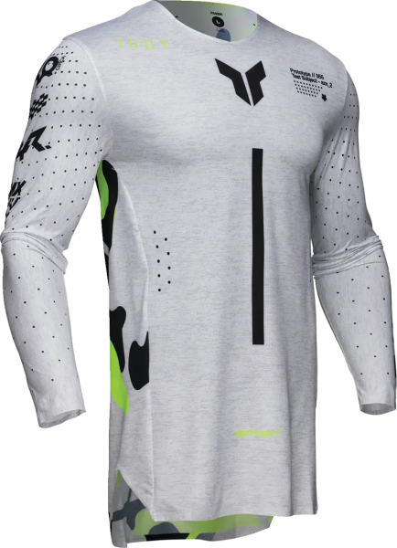 Tricou Enduro Thor Sportmode Riot White/Gray-3