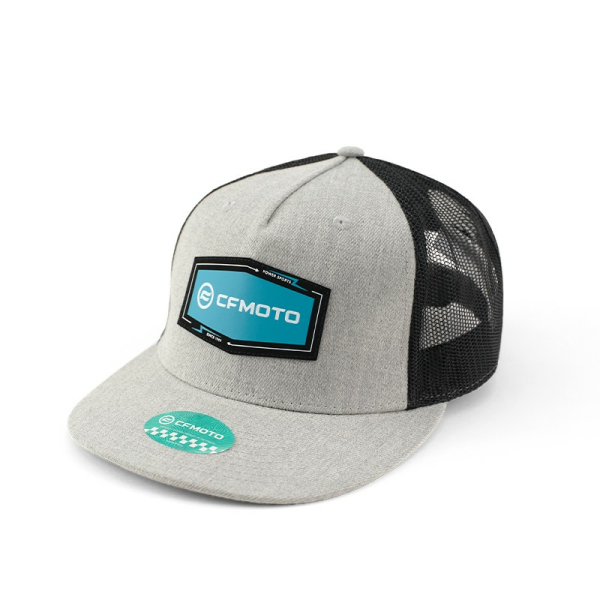 ȘAPCĂ FLAT BRIM CFMOTO – GRI/NEGRU, 3, nordicamoto.ro