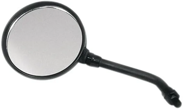 Round Kawasaki Kz Style Universal Mirror Black
