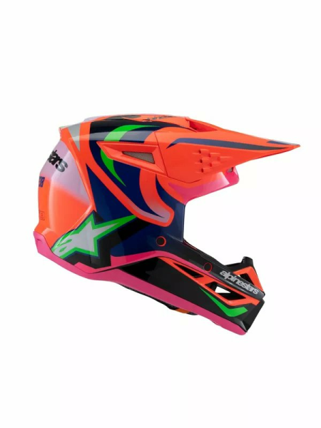 Casca Copii Alpinestars S-M3 Deegan Orange/Pink/Purple-0
