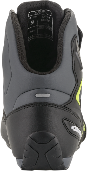 Ghete Alpinestars Faster-3 Drystar Black/Gray/Yellow-2