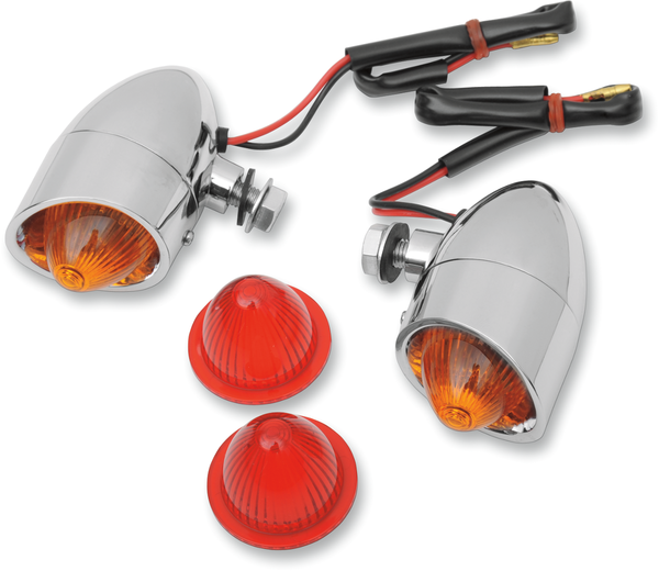Mini Retro-style Marker Light Chrome, 1, nordicamoto.ro