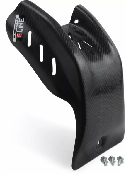 MOOSE RACING Carbon Fiber Skid Plate Black -4