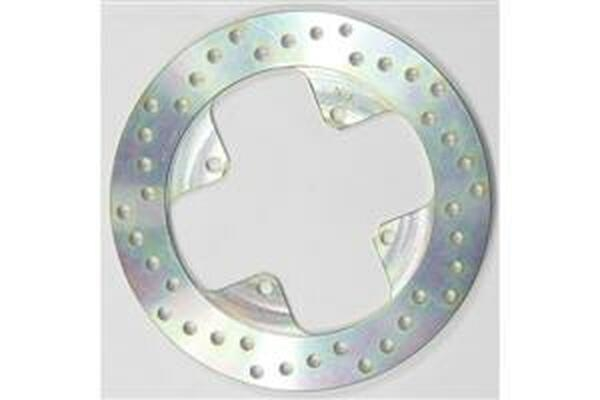 Round Hpsr Solid Brake Rotor Silver, Stainless Steel, Zinc, 1, nordicamoto.ro