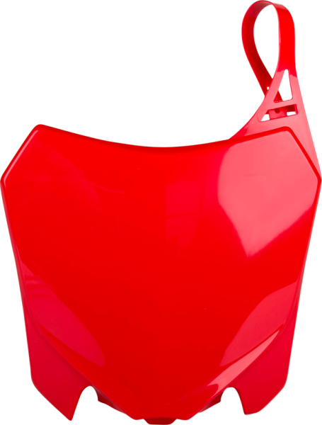 Front Number Plate Red-0