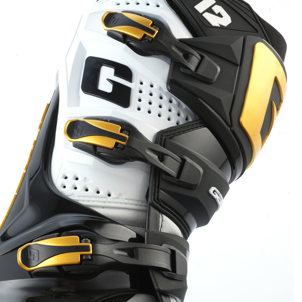 Cizme Gaerne SG12 Luxe Black/White/Gold-1