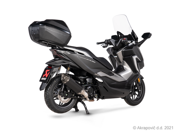 Slip-on Line Muffler Scooter Black -0