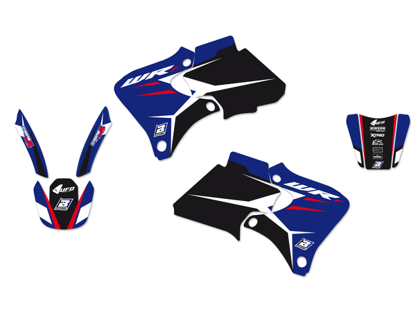 Set grafic Dream 4 – Negru, Albastru, Alb, 2, nordicamoto.ro