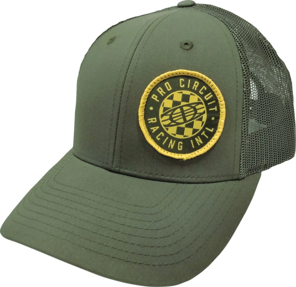 Pro Circuit Checked Global Hat Green 