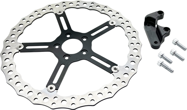 15(r) Big Brake Jagged Floating Rotor Kit Chrome, 2, nordicamoto.ro