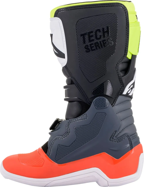 Cizme copii Alpinestars Tech 7S Black/Orange/Yellow-5