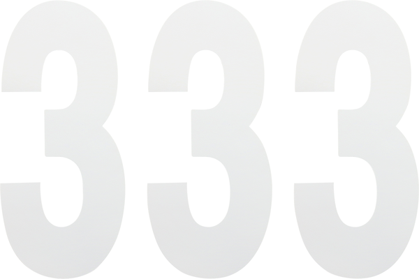 Standard Numbers White, 2, nordicamoto.ro