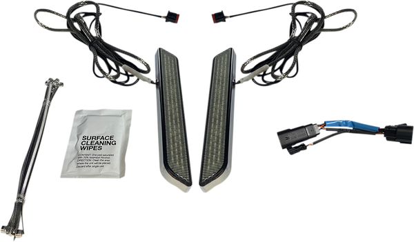 Led Front Fork Lightz Chrome, 1, nordicamoto.ro