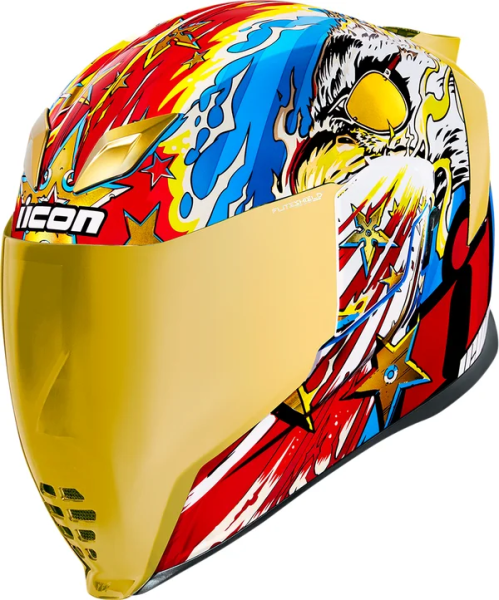 Airflite Freedom Spitter Helmet Gold, Multi 2XL, 1, nordicamoto.ro