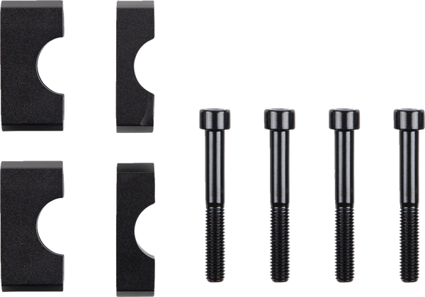 Universal 7/8(r) Bar Risers Black, 1, nordicamoto.ro